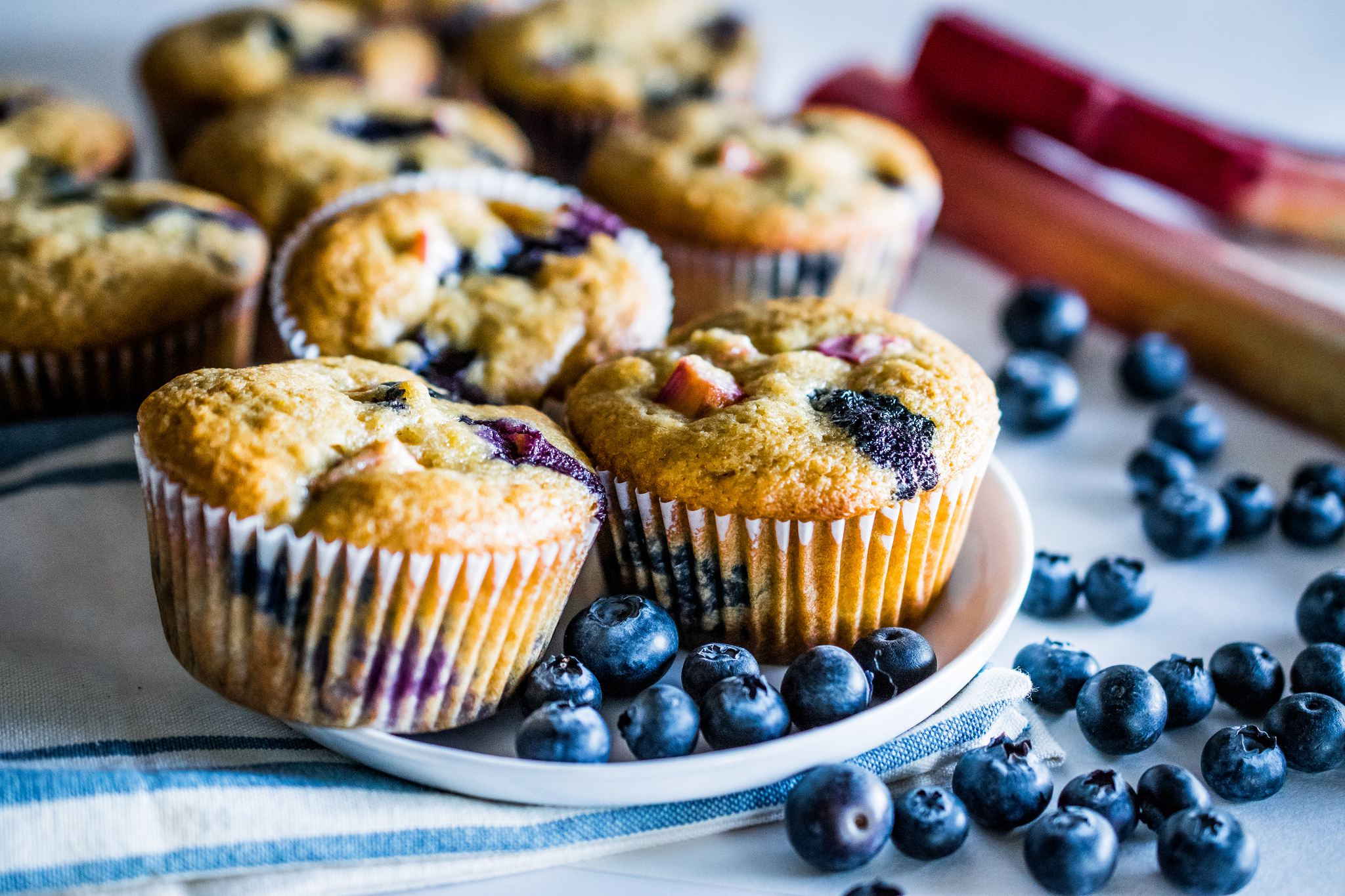 blubarb muffins | Husbands That Cook